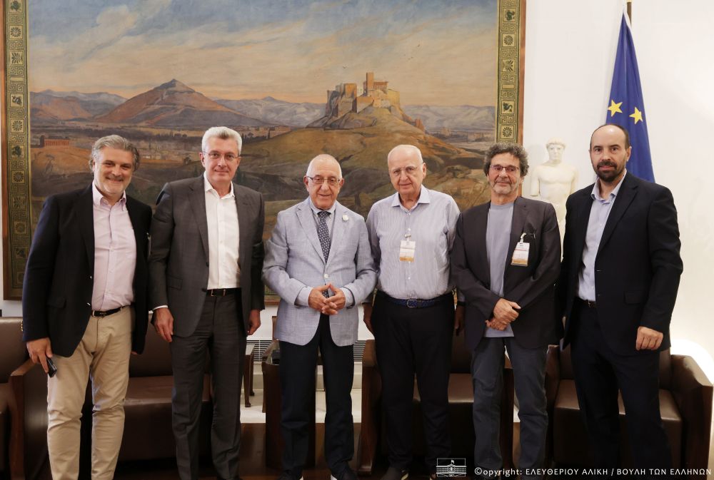 Συνάντηση του Προέδρου της Βουλής με το Προεδρείο της Ένωσης Ιδιοκτητών Ημερησίων Εφημερίδων Αθηνών